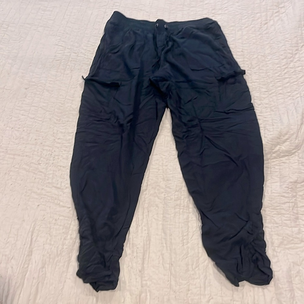 Black cargo pants